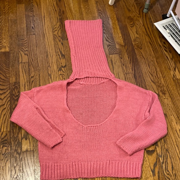 ONE TEASPOON knitted pink turtleneck - Picture 1 of 2